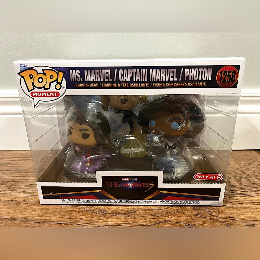 Funko Pop! Moments 1258 The Marvels Ms. Marvel Captain Marvel Photon